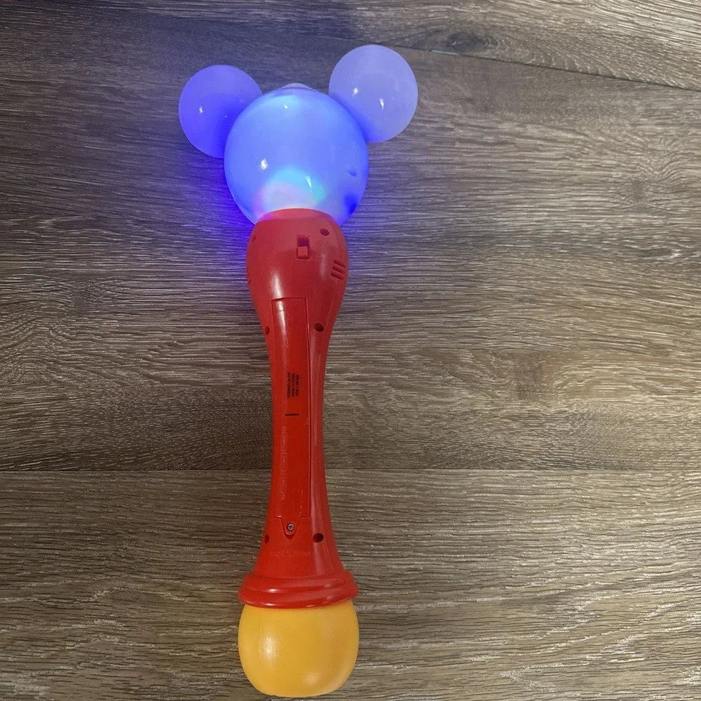Disney Parks Disneyland Mickey Mouse Light Up Glow Bubble Wand Souvenir 14
